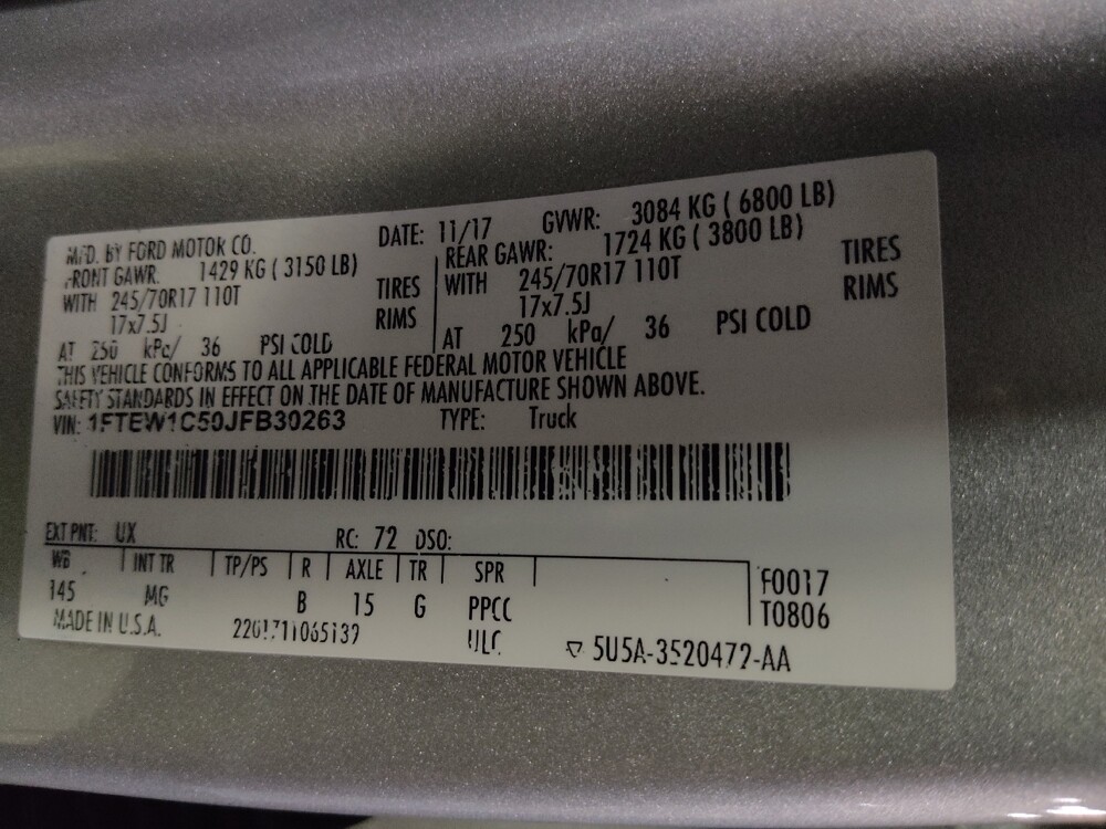 2018 Ford F150 in Bradenton, FL 34207 - 18089548 33