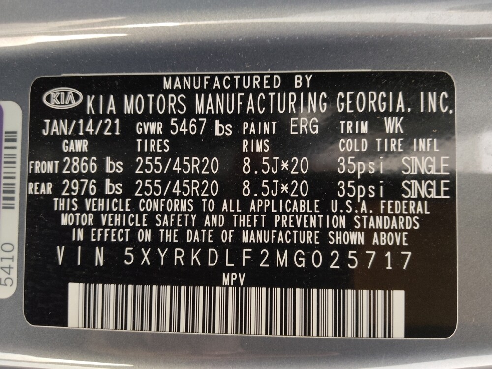 2021 Kia Sorento in Tampa, FL 33619 - 18089549 33