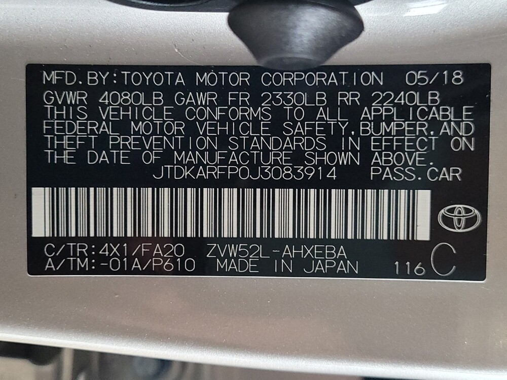 2018 Toyota Prius Prime in Ocala, FL 34471 - 18089569 33