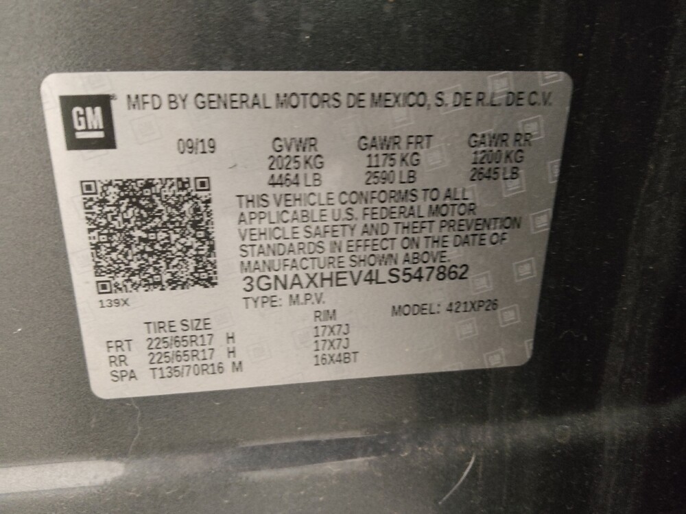 2020 Chevrolet Equinox in Lakewood, CO 80215 - 18089586 33