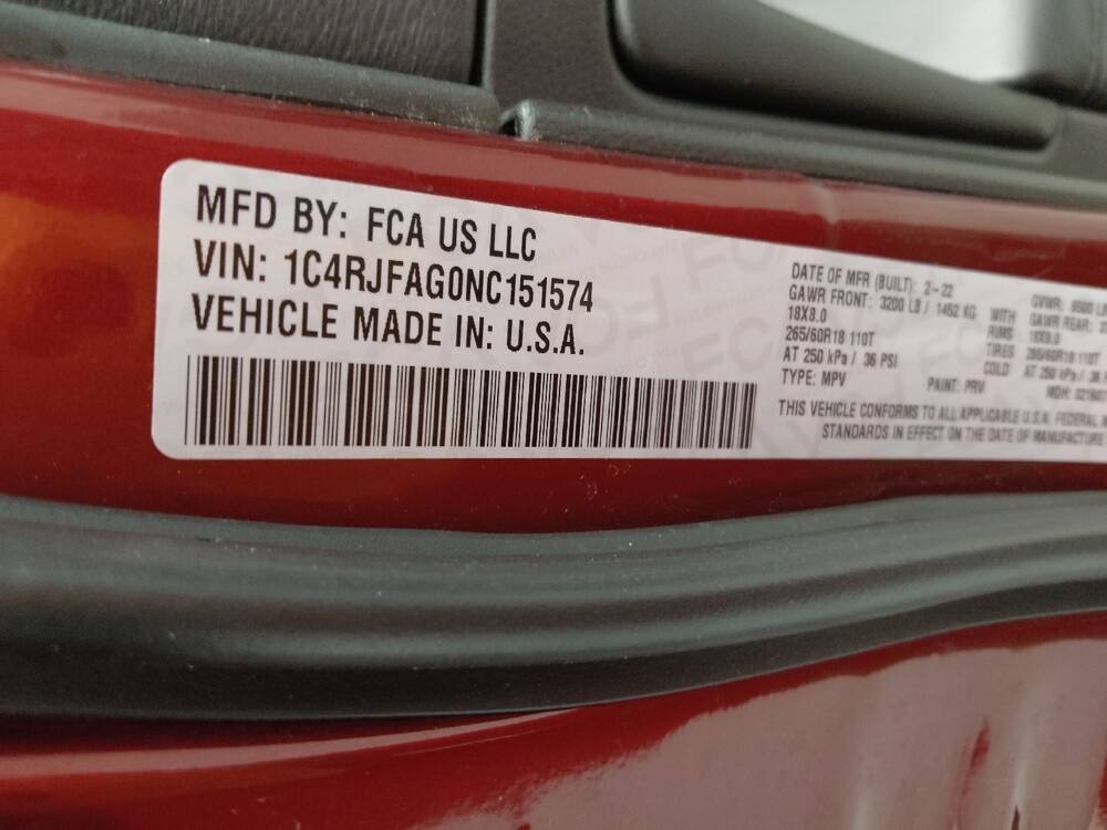 2022 Jeep Grand Cherokee in Colorado Springs, CO 80909 - 18089587 33