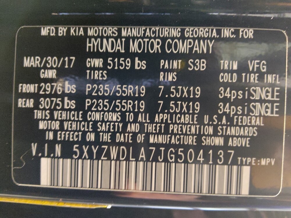 2018 Hyundai Santa Fe in Baton Rouge, LA 70816 - 18089594 33