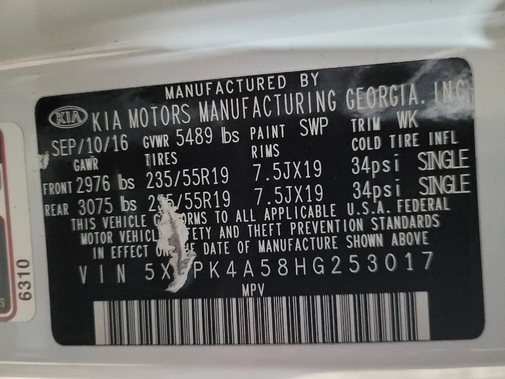 2017 Kia Sorento in New Castle, DE 19720 - 18089619 33
