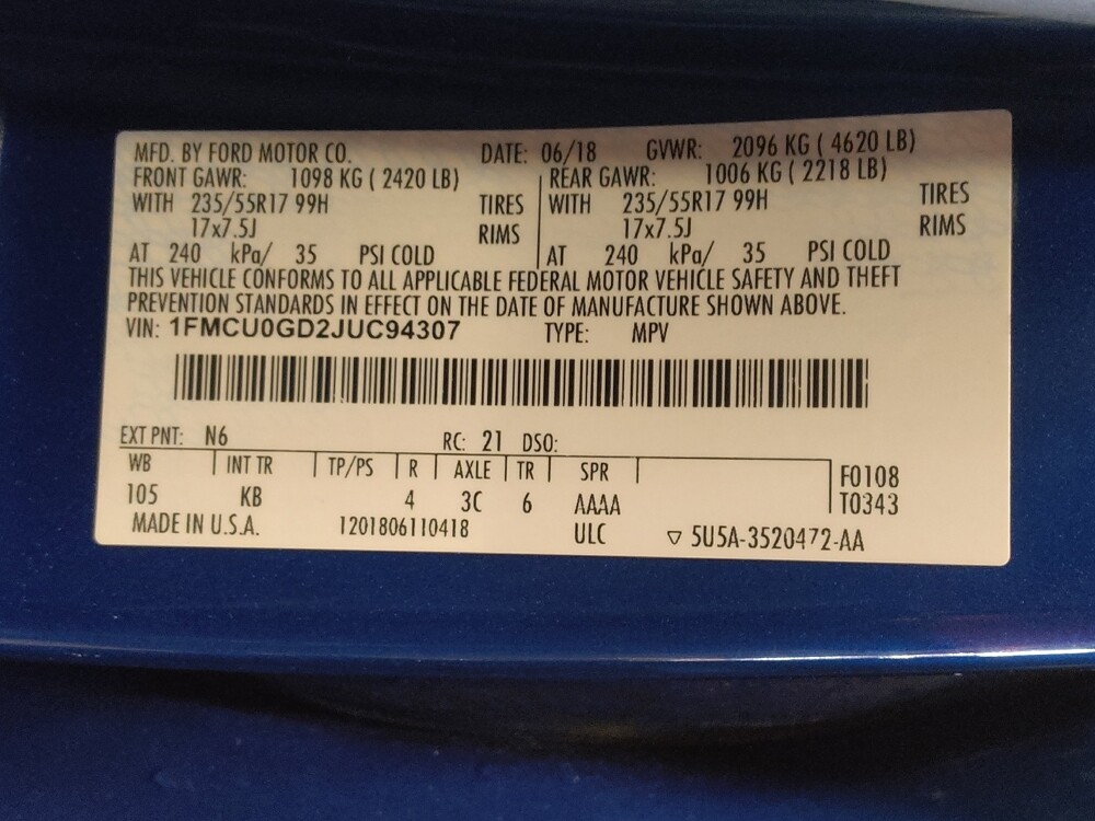 2018 Ford Escape in Kissimmee, FL 34744 - 18089646 33