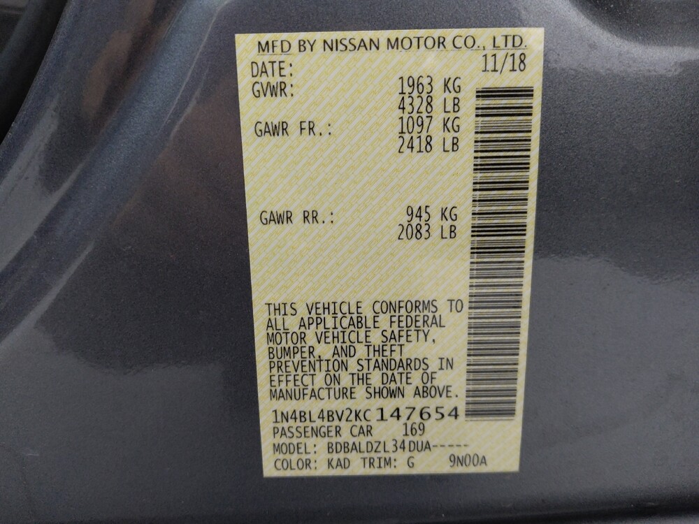 2019 Nissan Altima in St. Louis, MO 63125 - 18089677 33