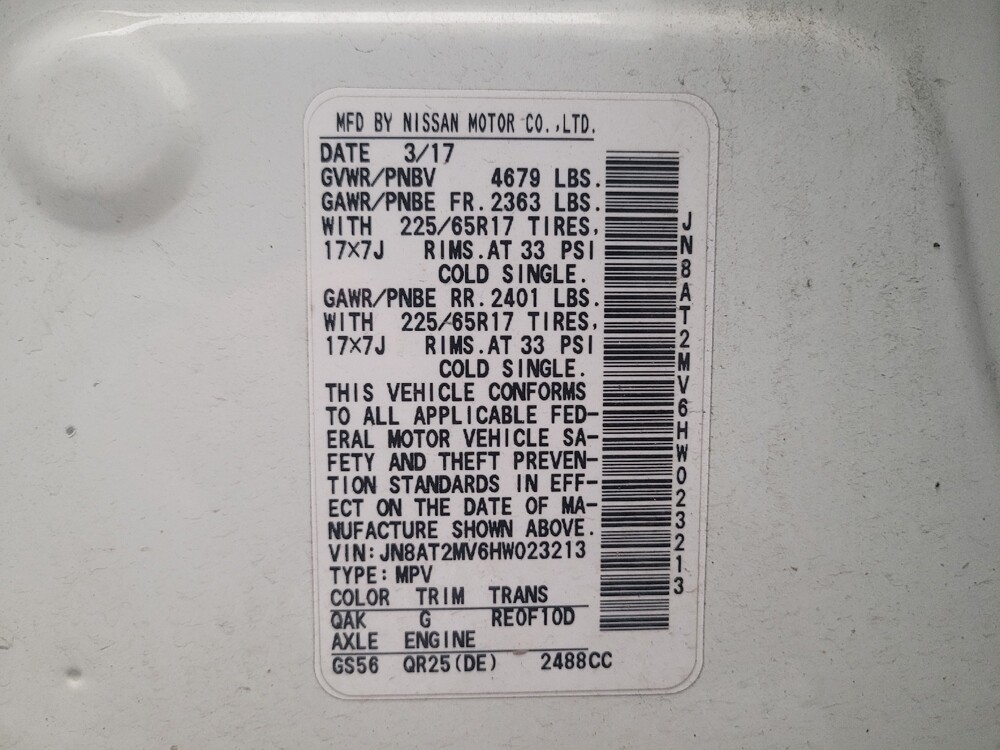 2017 Nissan Rogue in Sacramento, CA 95821 - 18089688 33