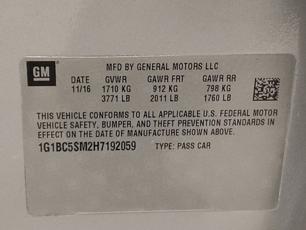 2017 Chevrolet Cruze in Oklahoma City, OK 73139 - 18089699 33