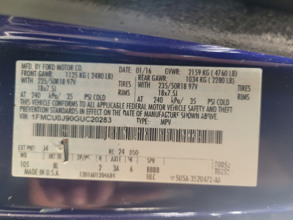 2016 Ford Escape in Tampa, FL 33619 - 18089701 33