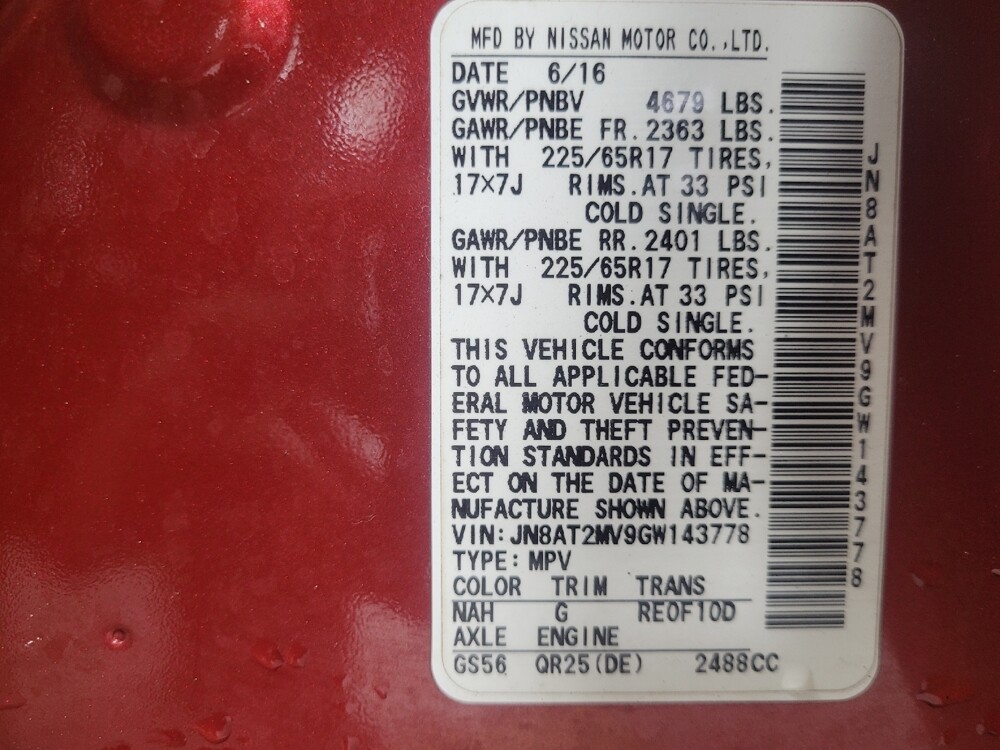 2016 Nissan Rogue in Union City, GA 30291 - 18089703 33