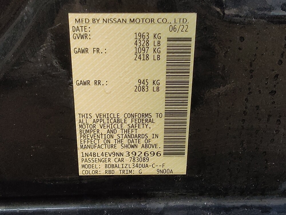 2022 Nissan Altima in Raleigh, NC 27604 - 18089717 33