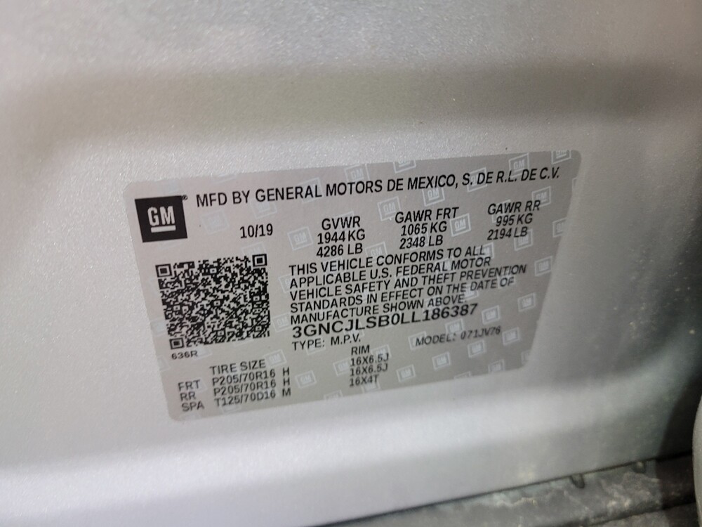 2020 Chevrolet Trax in Fairfield, OH 45014 - 18089728 33