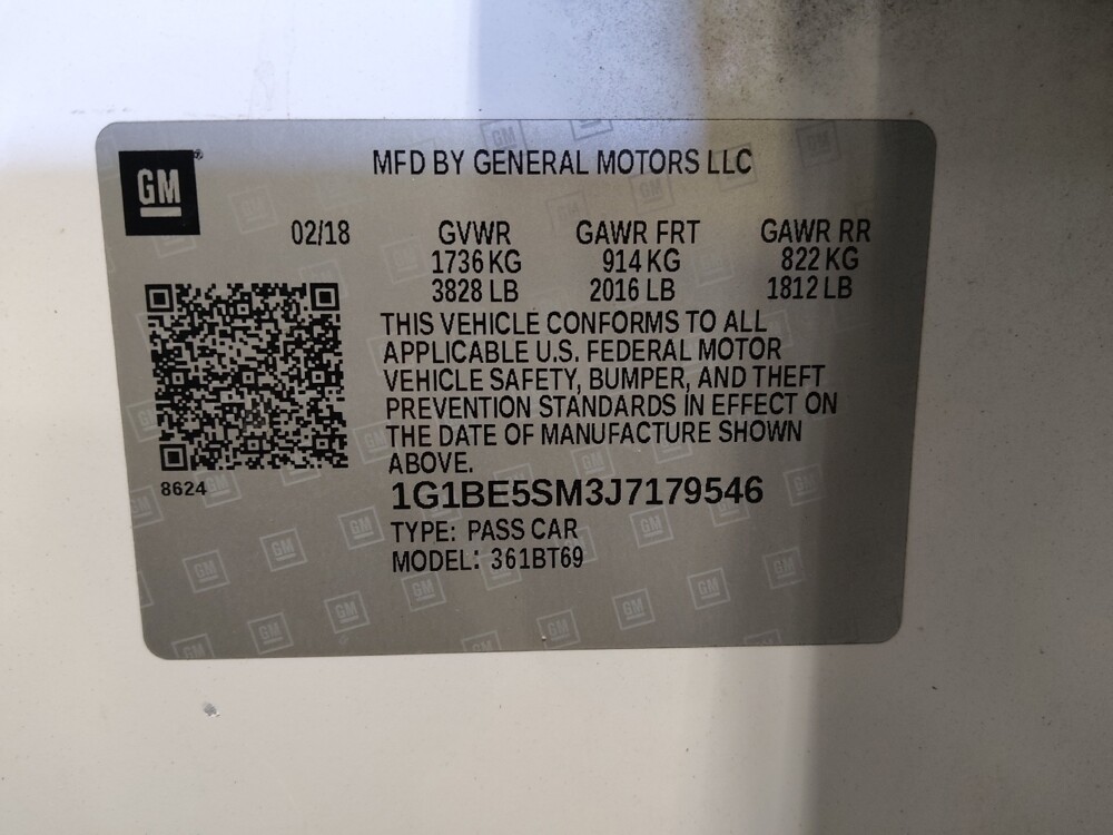 2018 Chevrolet Cruze in Orlando, FL 32808 - 18089770 33