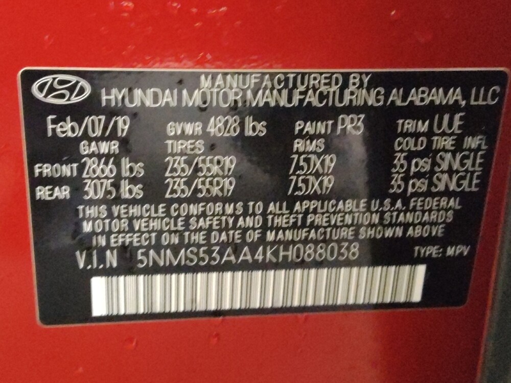 2019 Hyundai Santa Fe in Live Oak, TX 78233 - 18089773 33
