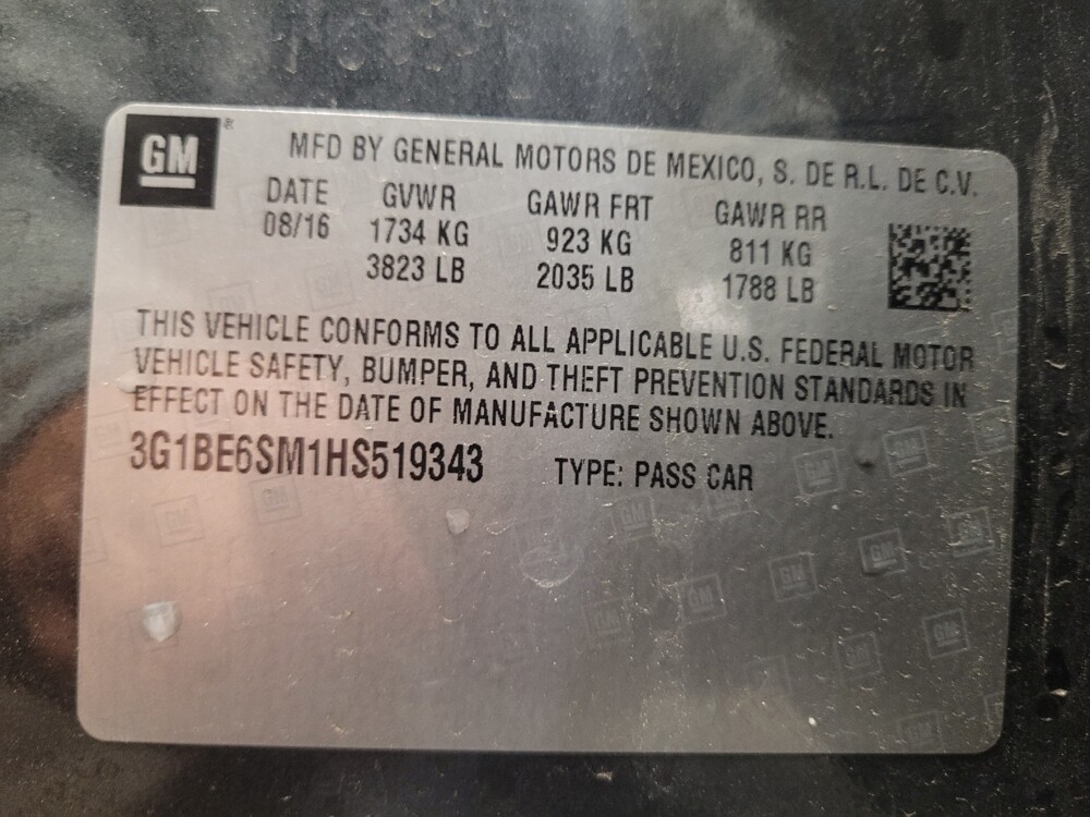 2017 Chevrolet Cruze in Riverside, CA 92504 - 18089800 33