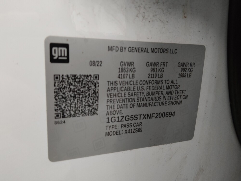 2022 Chevrolet Malibu in Lakewood, CO 80215 - 18089803 33