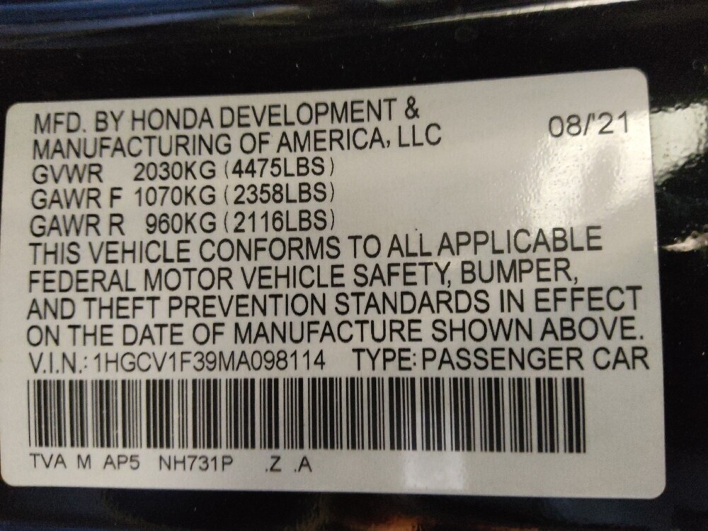 2021 Honda Accord in Albuquerque, NM 87123 - 18089818 33