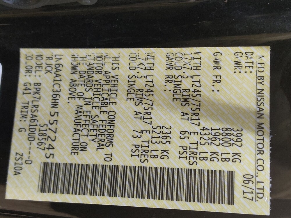 2017 Nissan Titan in Winston-Salem, NC 27103 - 18089839 33