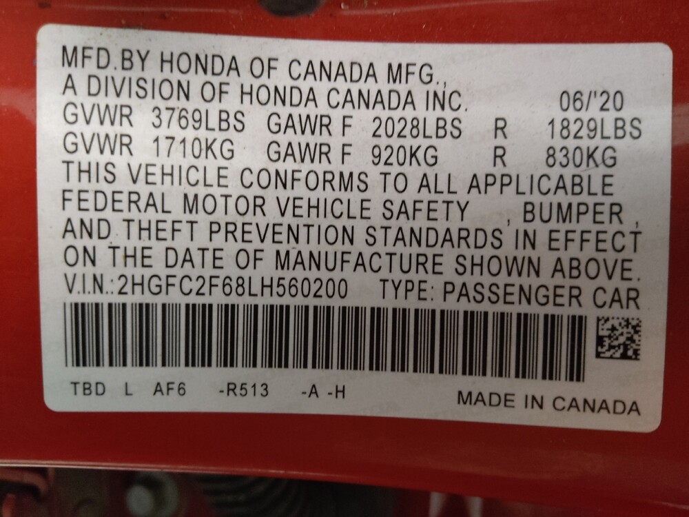 2020 Honda Civic in Lakewood, CO 80215 - 18089851 33