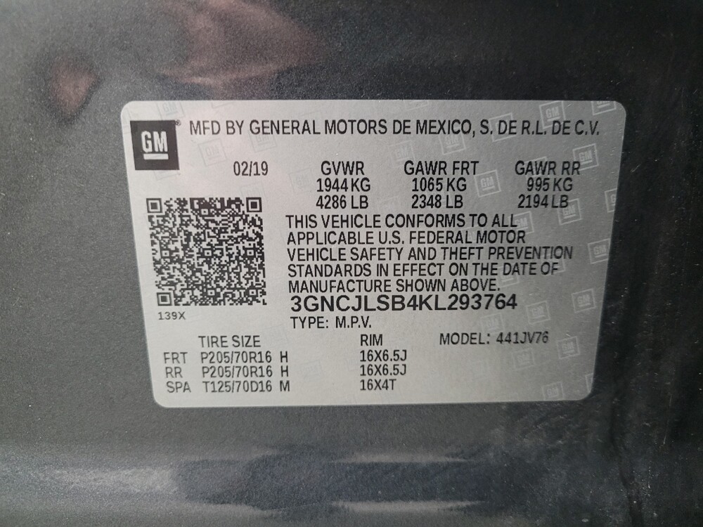 2019 Chevrolet Trax in Taylor, MI 48180 - 18089886 33