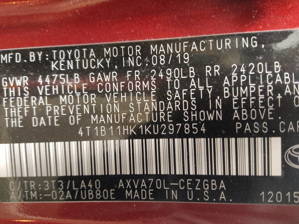 2019 Toyota Camry in Conyers, GA 30094 - 18089892 33