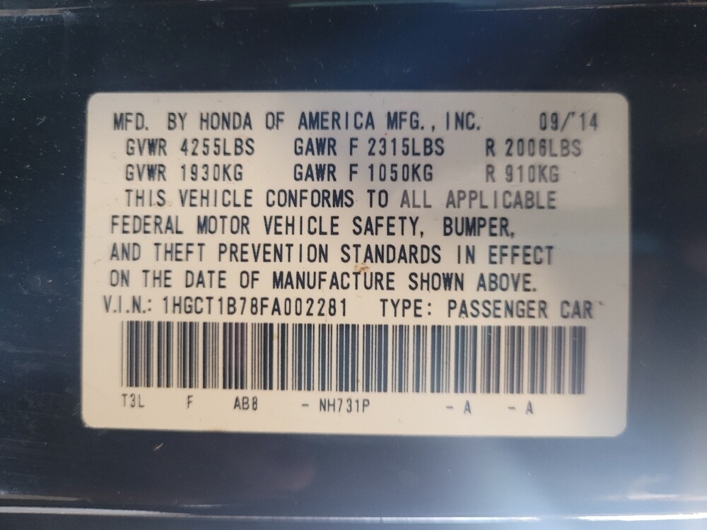 2015 Honda Accord in Sanford, FL 32773 - 18089913 33