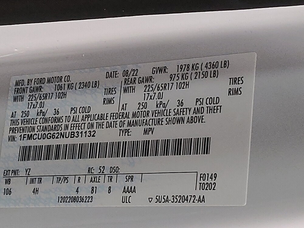 2022 Ford Escape in Lubbock, TX 79424 - 18089916 33