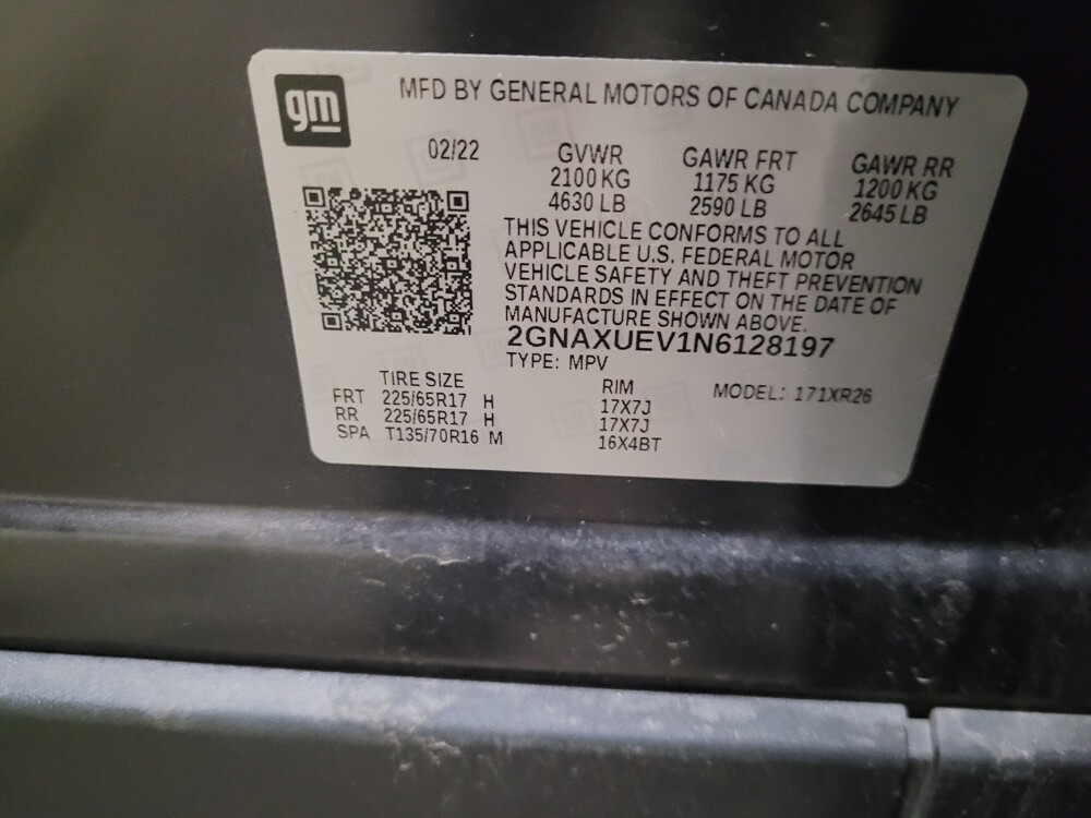 2022 Chevrolet Equinox in Williamstown, NJ 8094 - 18089920 33