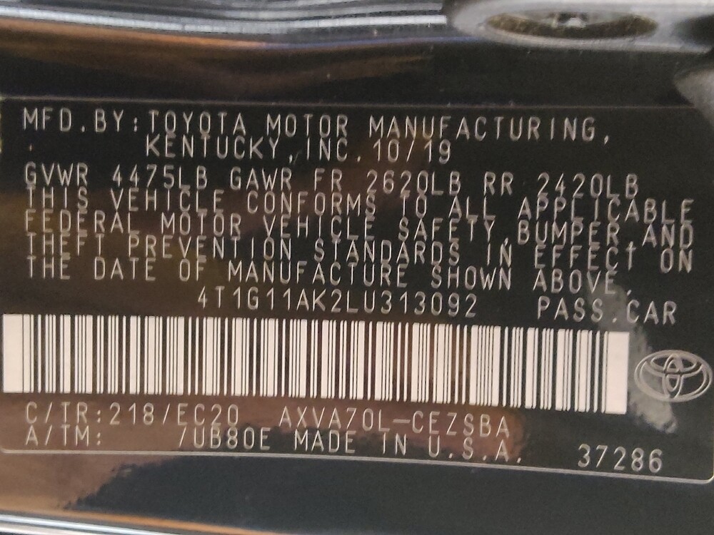 2020 Toyota Camry in Live Oak, TX 78233 - 18089922 33