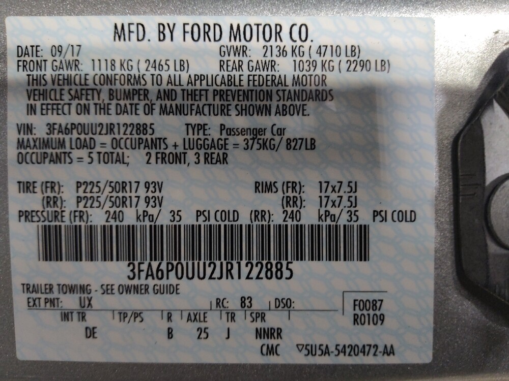 2018 Ford Fusion in Greenville, SC 29607 - 18089934 33