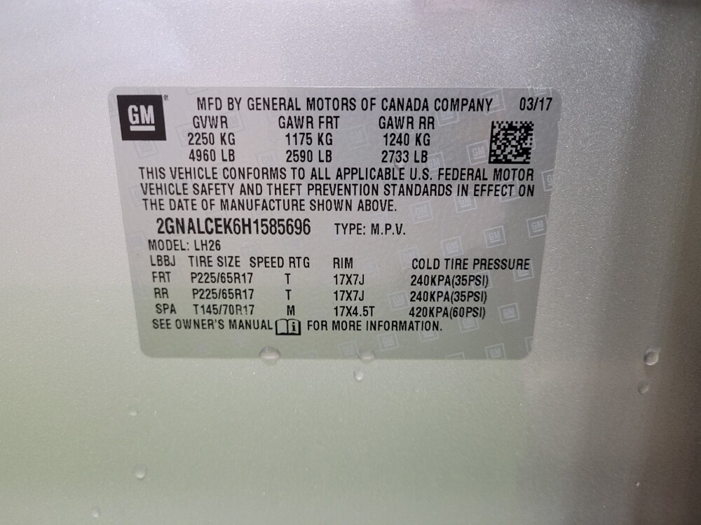 2017 Chevrolet Equinox in Miamisburg, OH 45342 - 18089935 33