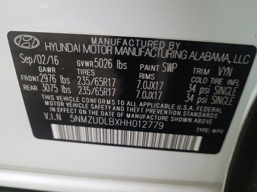 2017 Hyundai Santa Fe in Plymouth Meeting, PA 19462 - 18089939 33