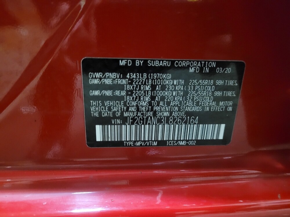 2020 Subaru Crosstrek in Williamstown, NJ 8094 - 18089942 33