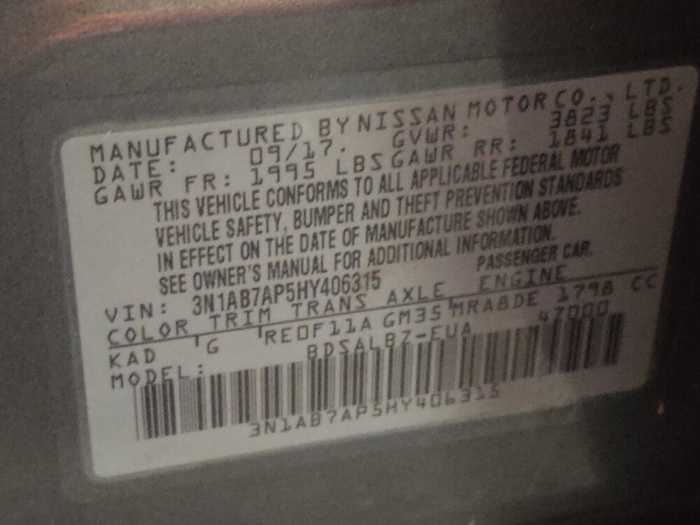 2017 Nissan Sentra in Charleston, SC 29414 - 18089943 33