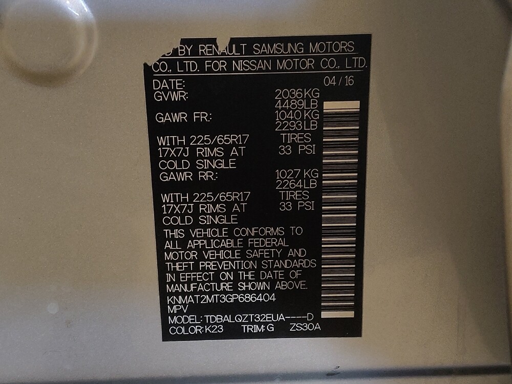 2016 Nissan Rogue in Sanford, FL 32773 - 18089963 33