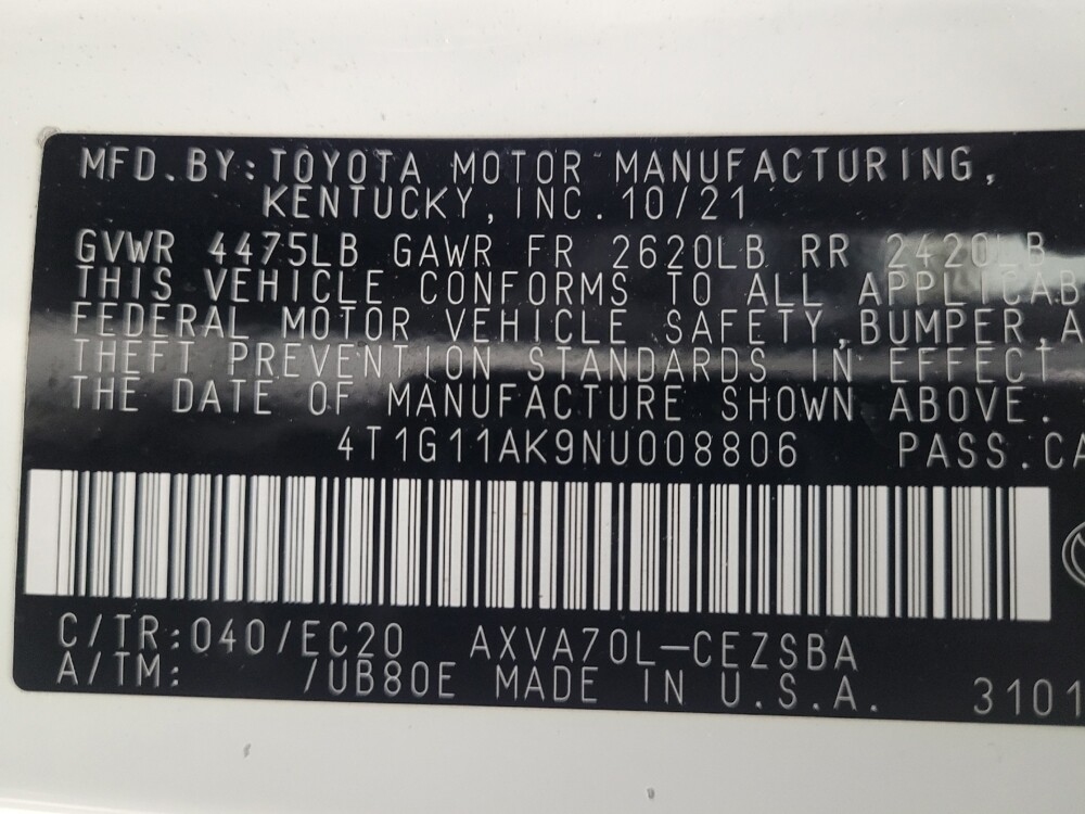 2022 Toyota Camry in Las Vegas, NV 89104 - 18089984 33