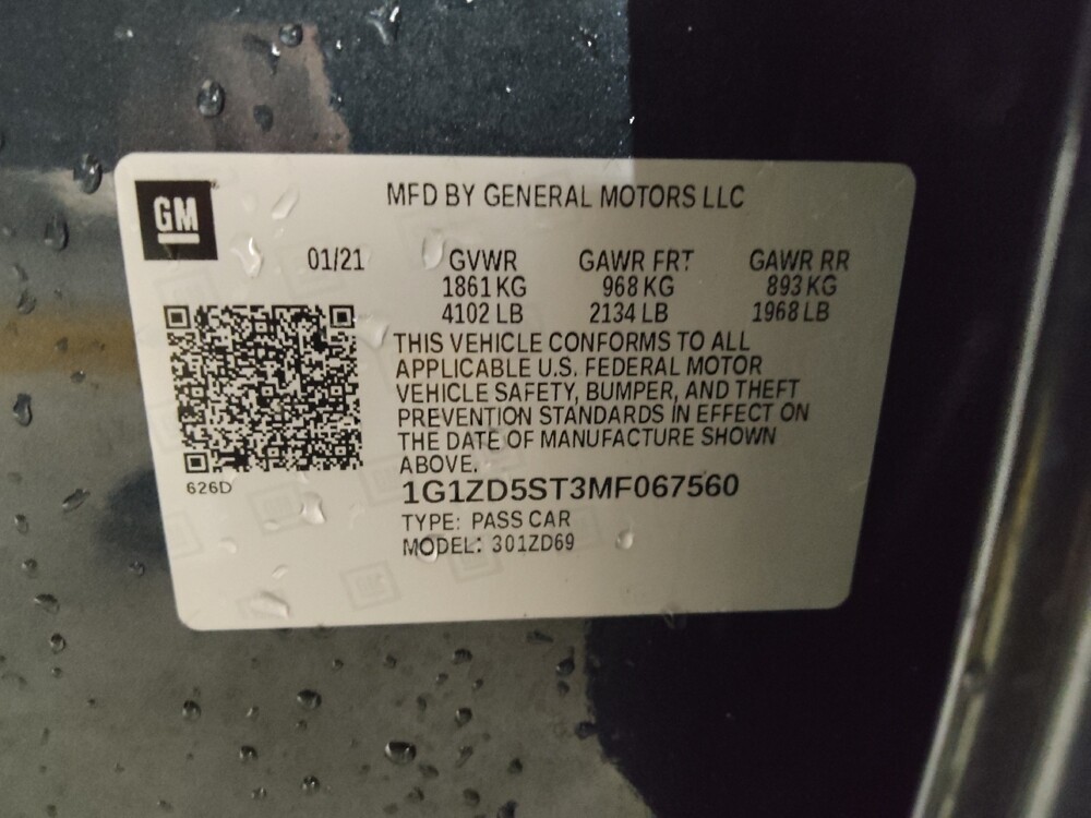 2021 Chevrolet Malibu in Conyers, GA 30094 - 18090034 33