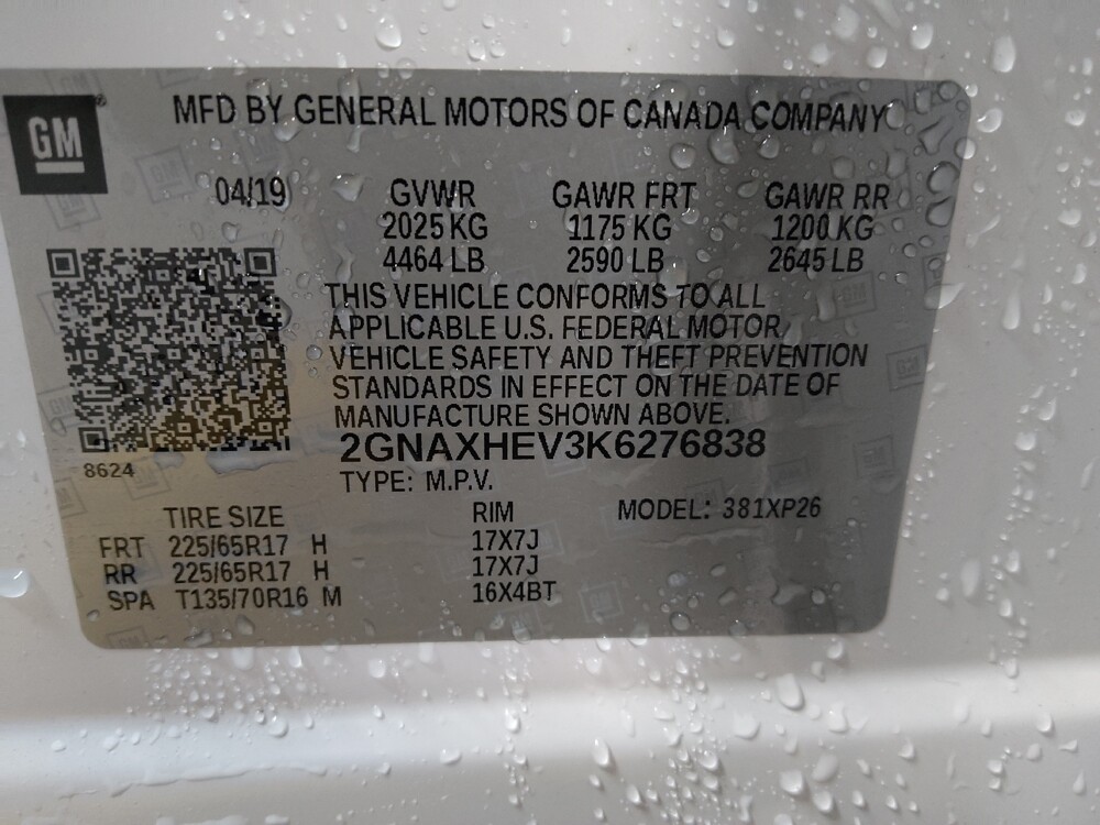 2019 Chevrolet Equinox in Knoxville, TN 37923 - 18090038 33