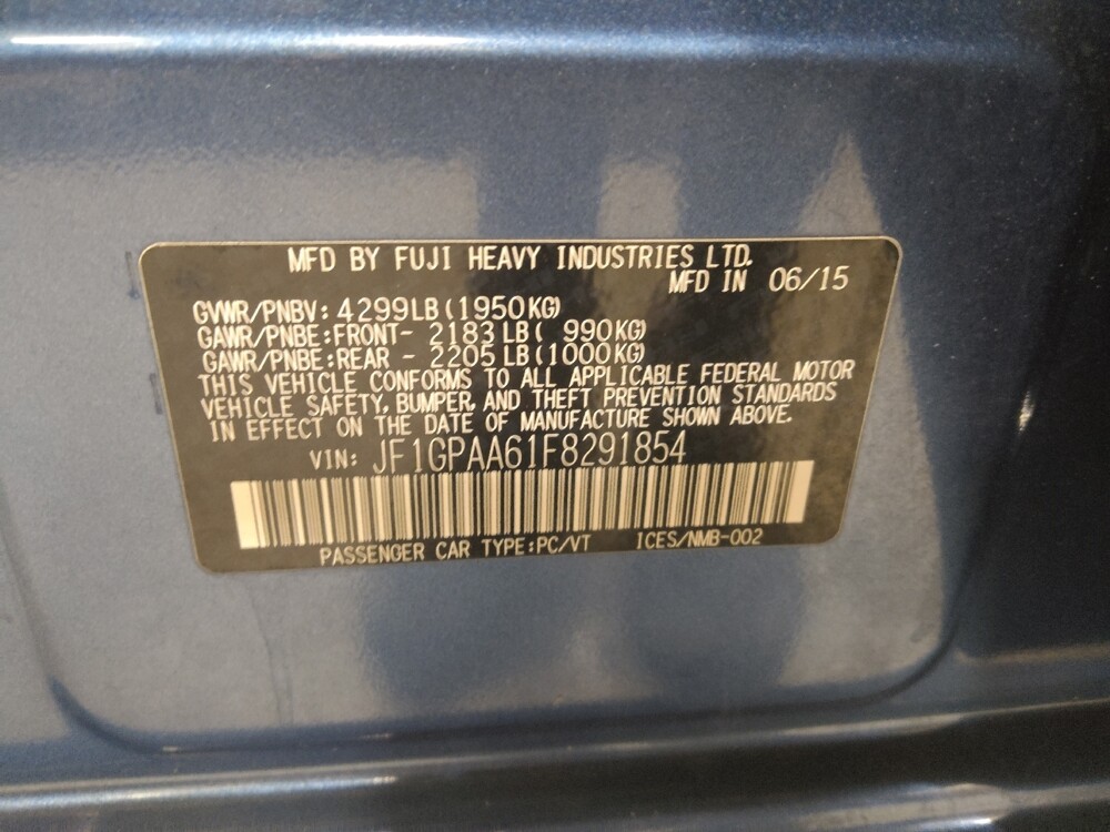 2015 Subaru Impreza in Pelham, AL 35124 - 18090043 33