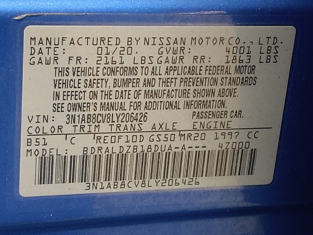 2020 Nissan Sentra in Tyler, TX 75701 - 18090062 33