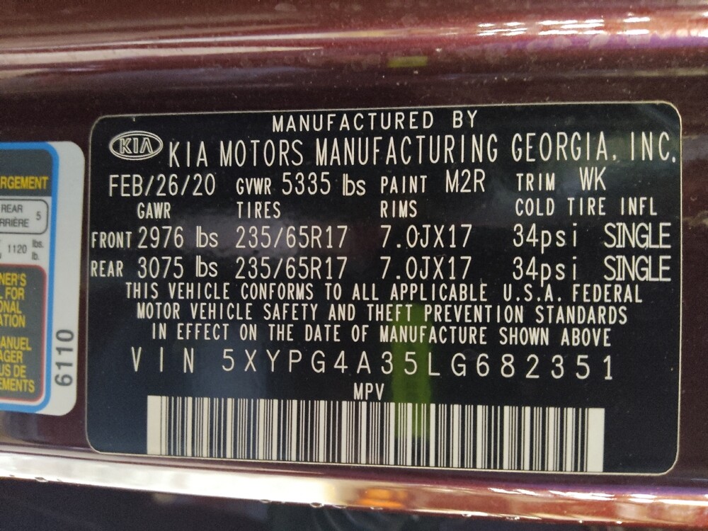 2020 Kia Sorento in Tampa, FL 33619 - 18090089 33