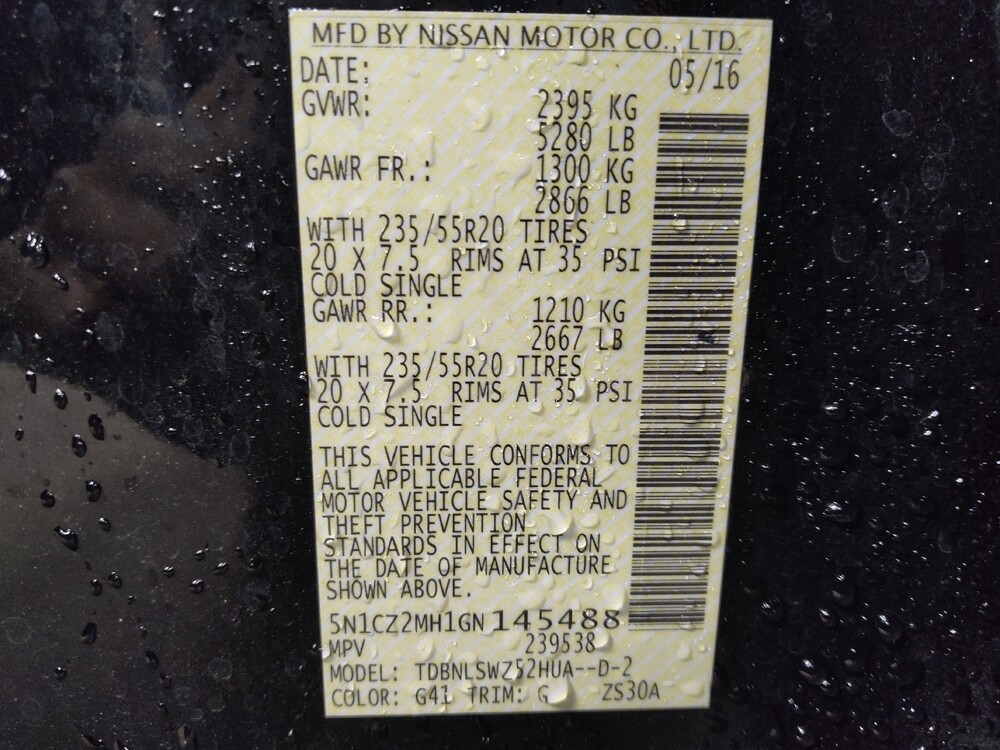 2016 Nissan Murano in Tallahassee, FL 32304 - 18090091 33