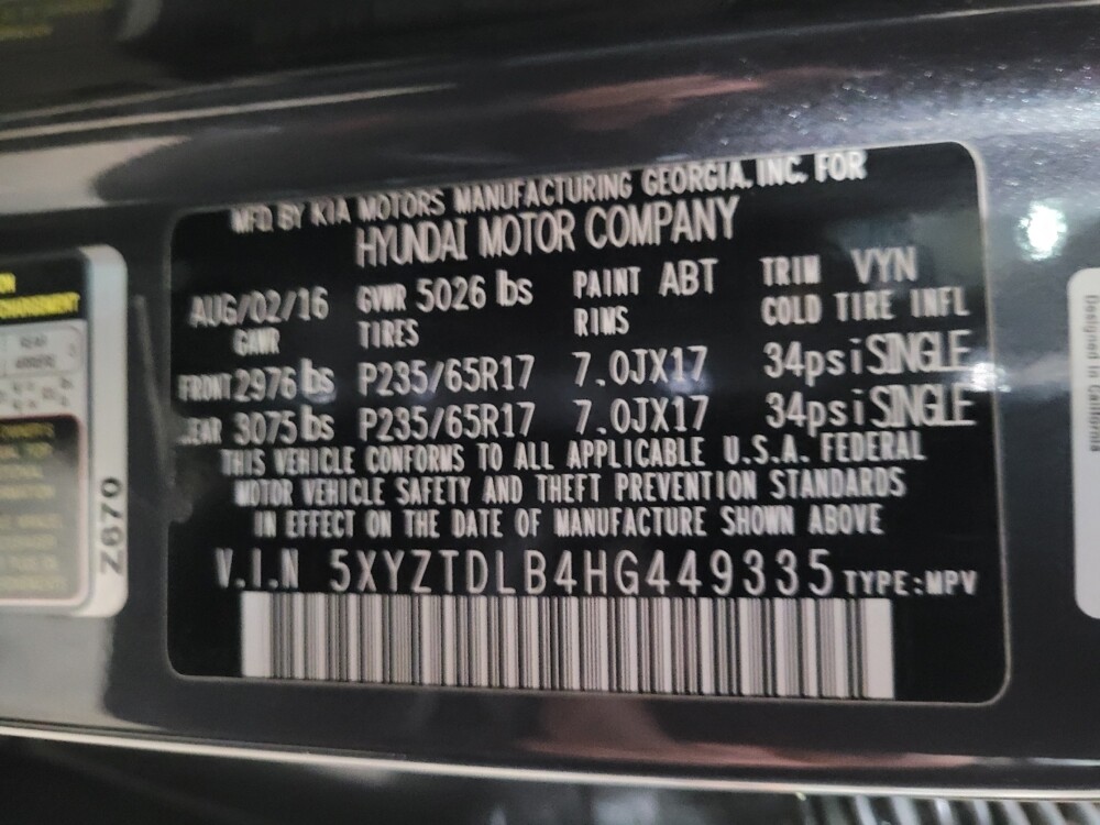 2017 Hyundai Santa Fe in Richmond, VA 23235 - 18090107 33