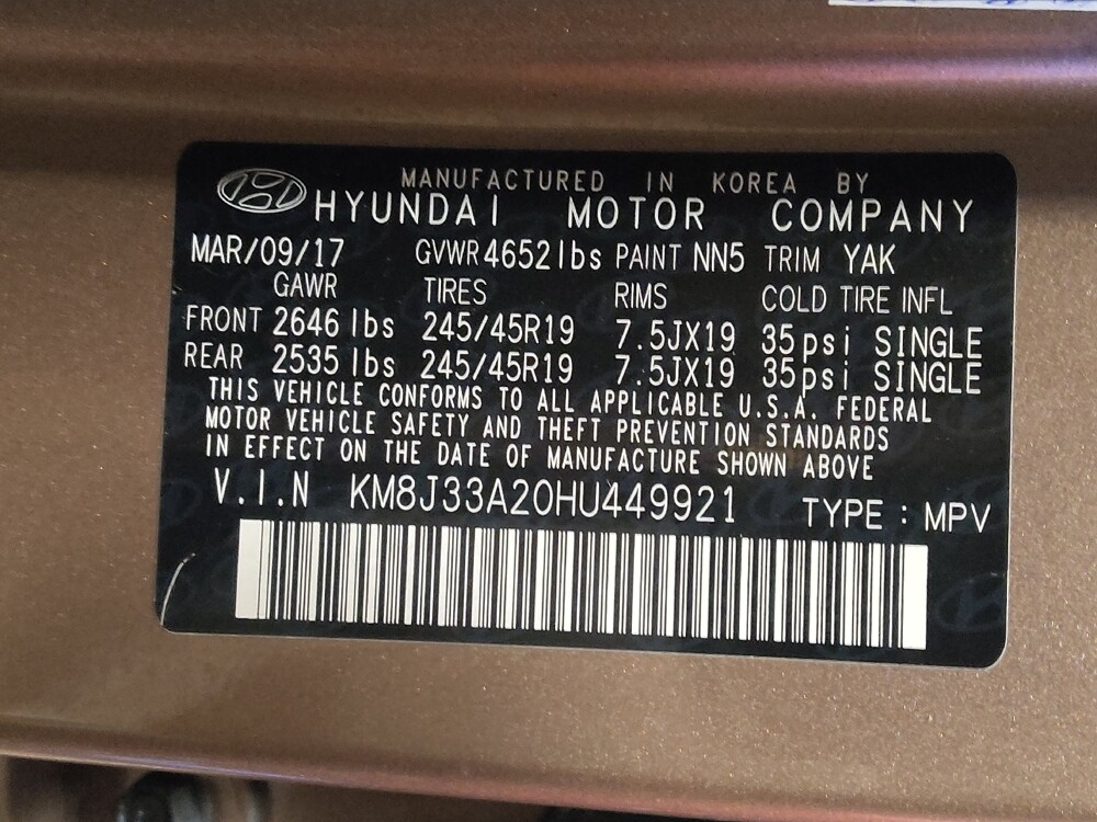 2017 Hyundai Tucson in Kissimmee, FL 34744 - 18090117 33