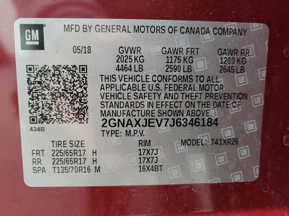 2018 Chevrolet Equinox in Eastpointe, MI 48021 - 18090119 33