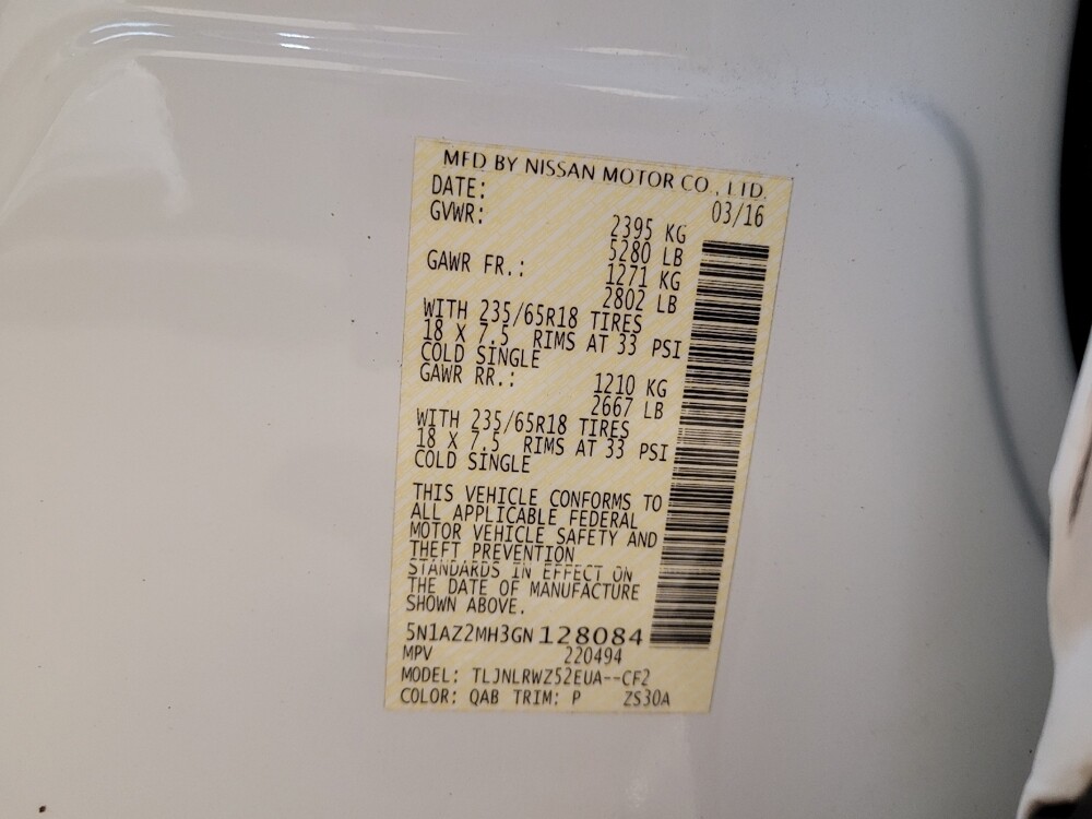 2016 Nissan Murano in Greenville, NC 27834 - 18090123 33