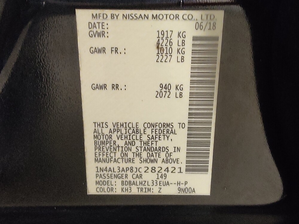 2018 Nissan Altima in Charleston, SC 29414 - 18090126 33