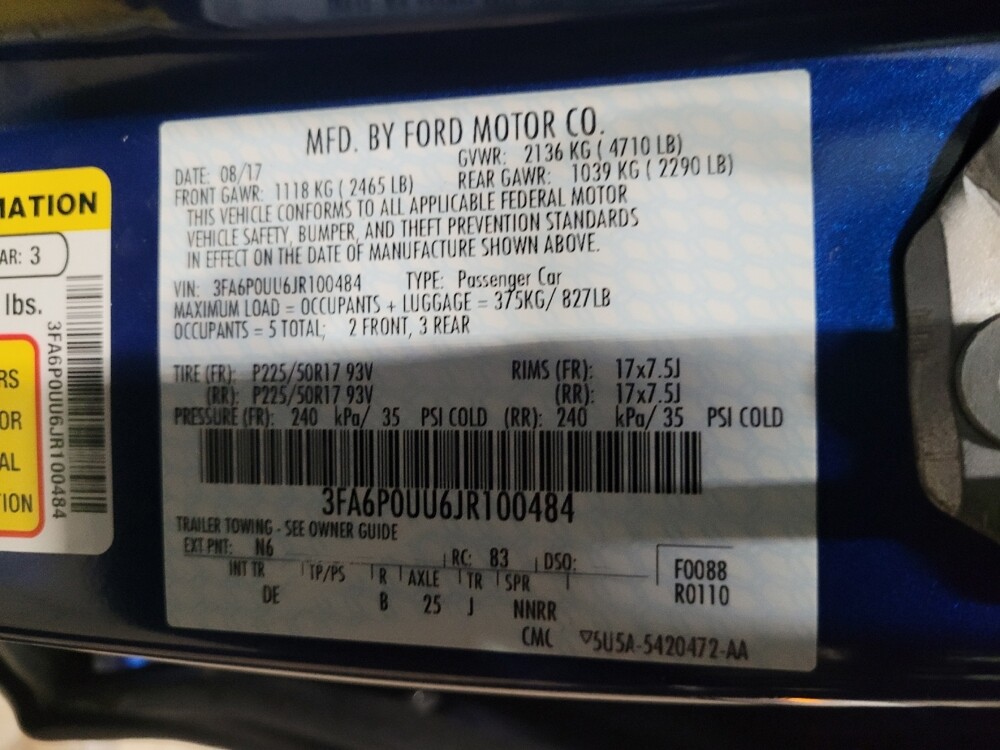 2018 Ford Fusion in Pittsburgh, PA 15236 - 18090165 33