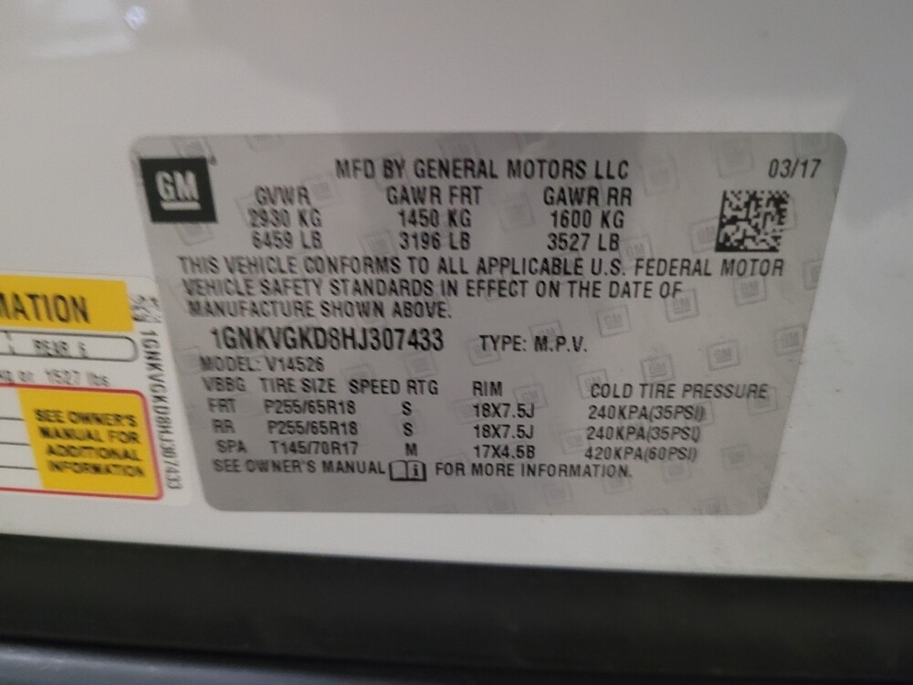 2017 Chevrolet Traverse in Pittsburgh, PA 15236 - 18090166 33