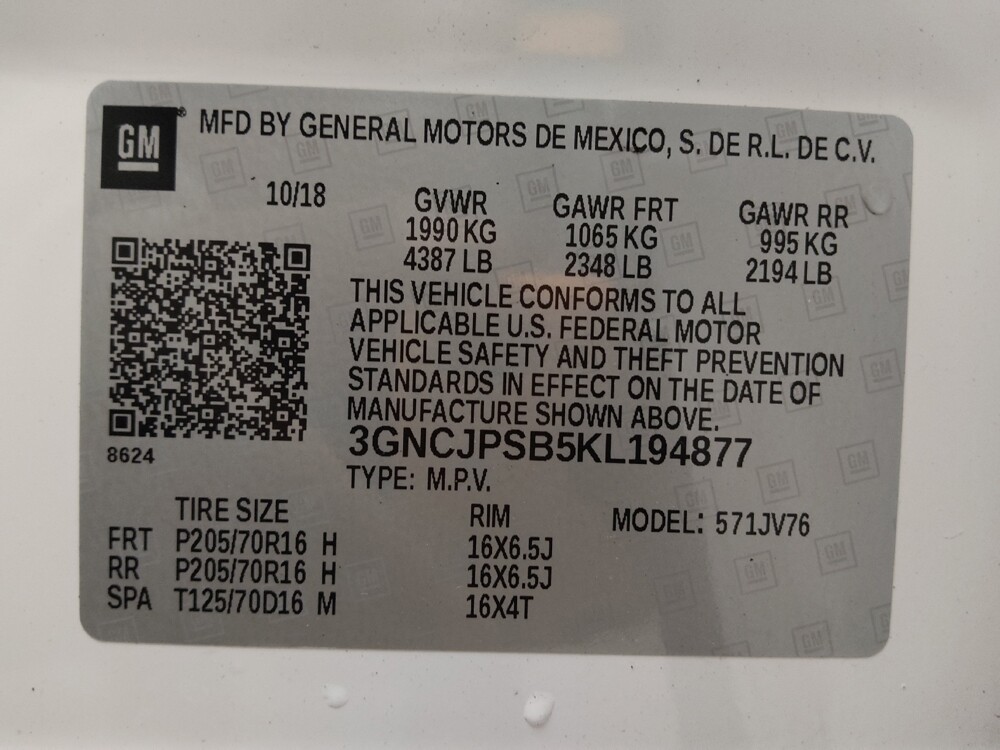2019 Chevrolet Trax in Eastpointe, MI 48021 - 18090177 33