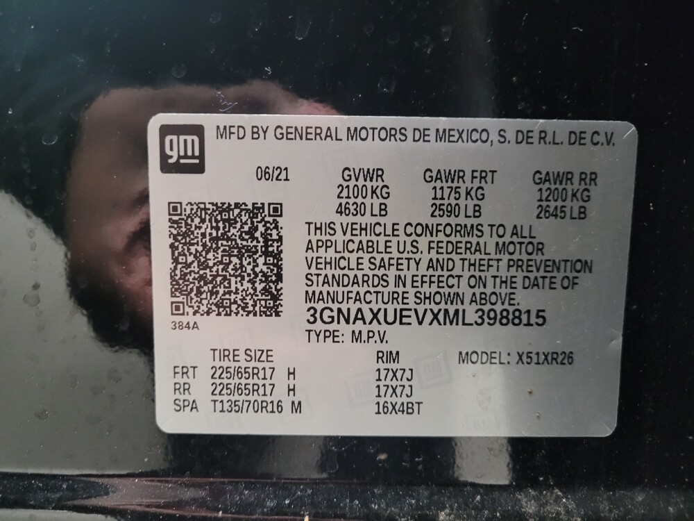 2021 Chevrolet Equinox in Eastpointe, MI 48021 - 18090180 33